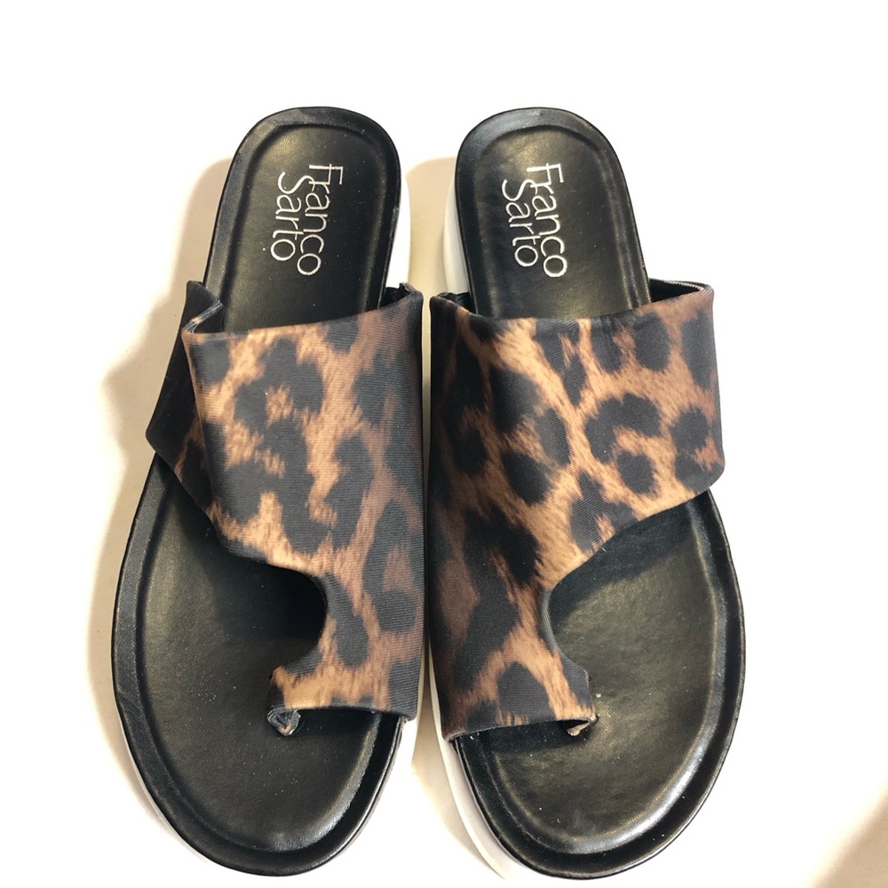 Franco Sarto Karlie Platform Toe Loop Strap Panel… - image 1